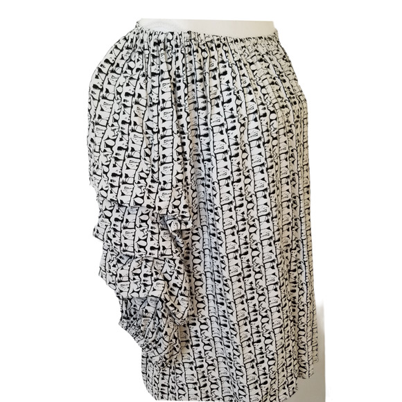 Cubism Los Angeles Ruched 3/4 Sleeve Off Shoulder Blouse - Size L - Picture 5 of 6